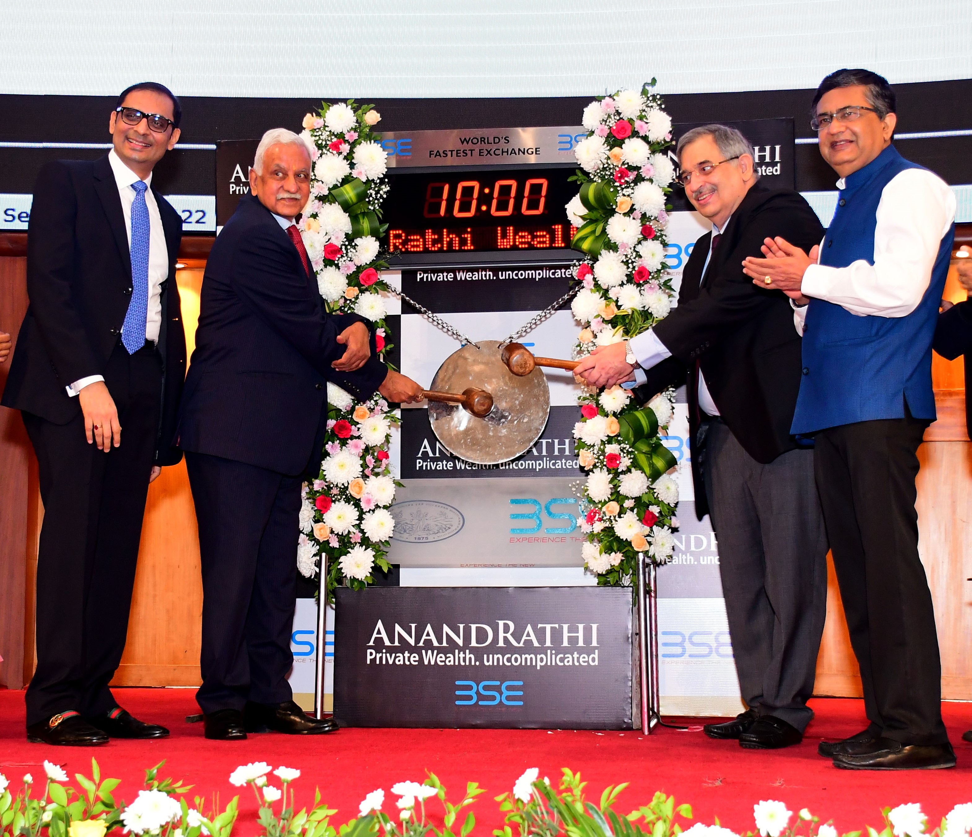 Anand Rathi Wealth makes its Public Debut, lists at a 9% premium